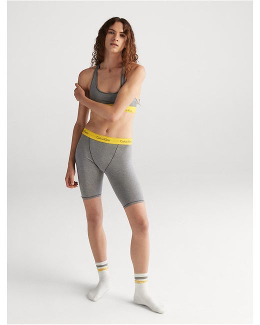 Color Block Modern Cotton Bike Short 