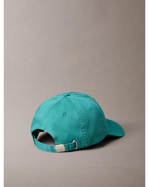 Calvin Klein Blue Embroidered Graphic Logo Cap for men