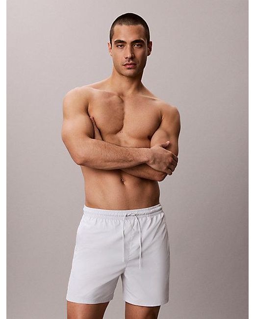 Calvin Klein Multicolor Medium Drawstring Swim Shorts Ck Essentials for men