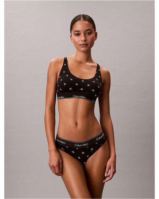 Calvin Klein Multicolor Icon Cotton Modal Lightly Lined Bralette