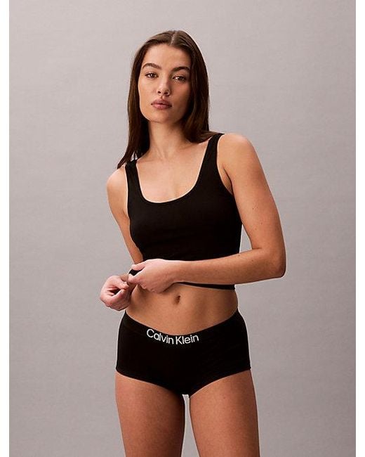 Calvin Klein Black 3 Pack Boy Shorts