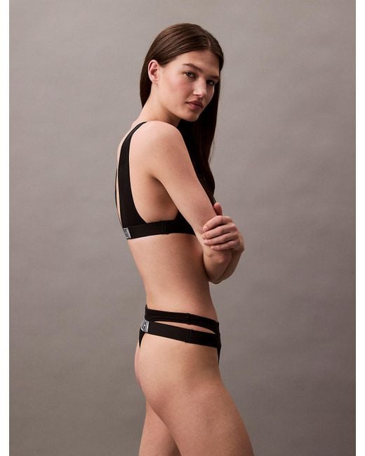 Calvin Klein Multicolor Thong Bikini Bottoms