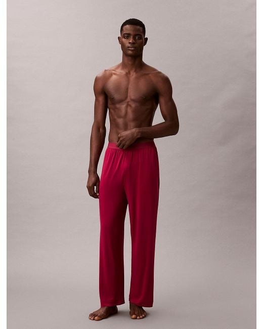 Calvin Klein Red Pyjama Pants for men
