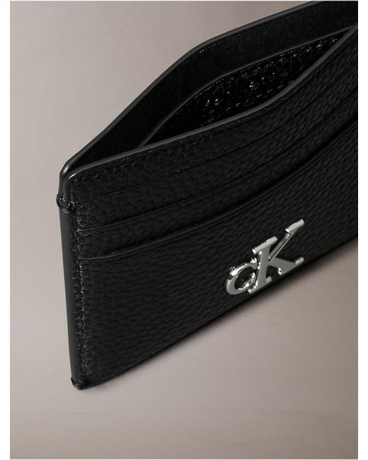 Calvin Klein Gray Archive Hardware Card Case