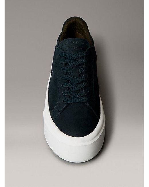 Calvin Klein Multicolor Leather Warm Winter Platform Trainers