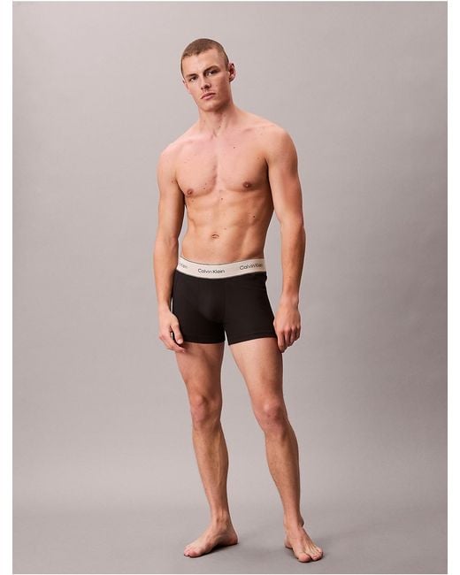 Calvin Klein Multicolor 3 Pack Trunks for men