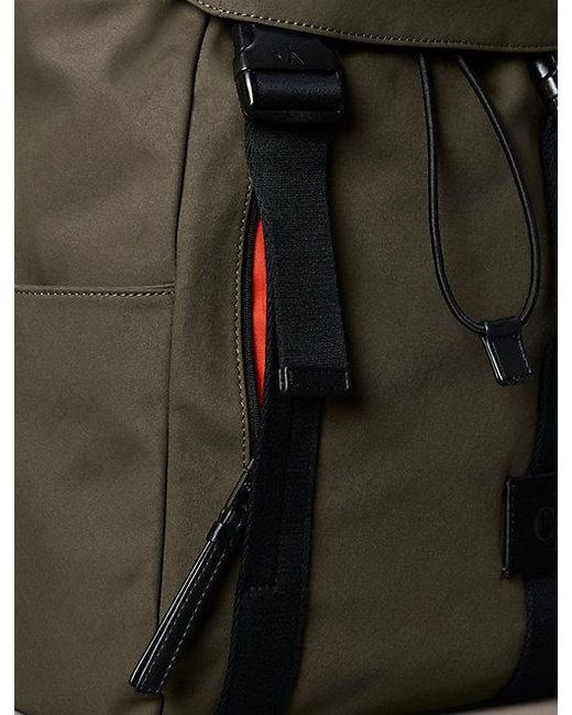 Calvin Klein Gray Canvas Backpack for men