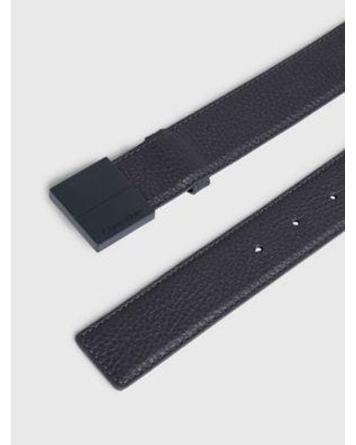 Cinturón de cuero Calvin Klein de hombre de color Gray