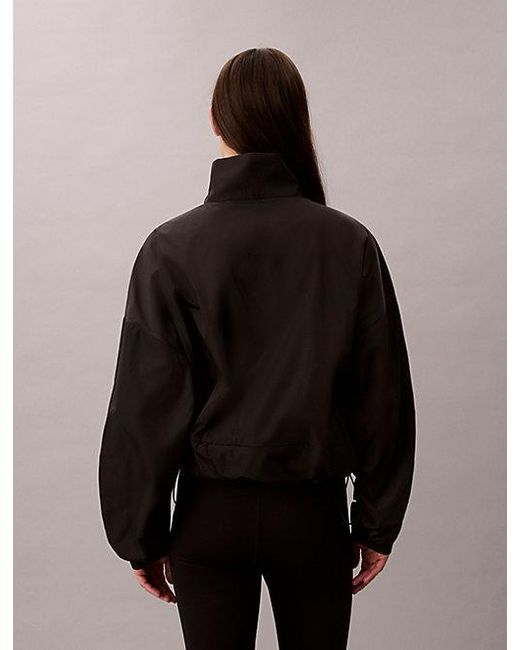 Calvin Klein Black Sport Lightweight Pullover Technical Jacket