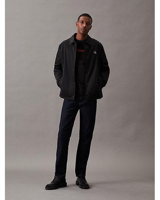 Calvin Klein Blue Jeans Slim Organic Cotton Logo T-Shirt for men