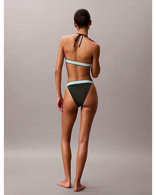 Calvin Klein Multicolor High Waisted Bikini Bottoms Ck Icon