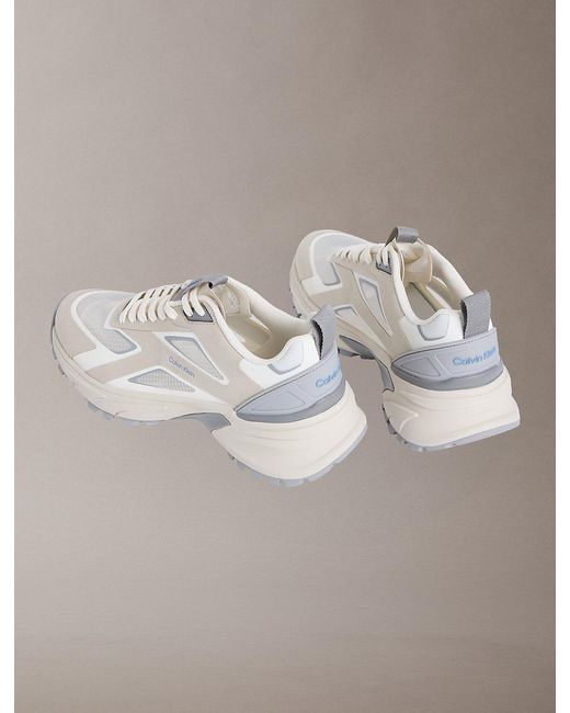 Calvin Klein Gray Trailblazer — Ripstop Runner Trainers