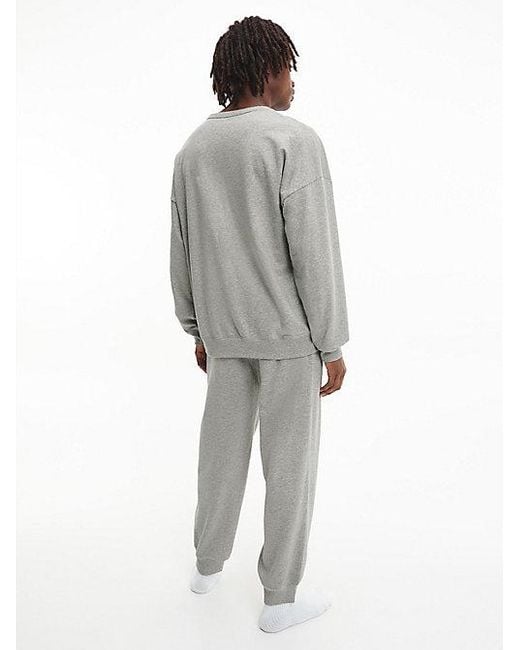 Calvin Klein Gray Lounge Sweatshirt for men