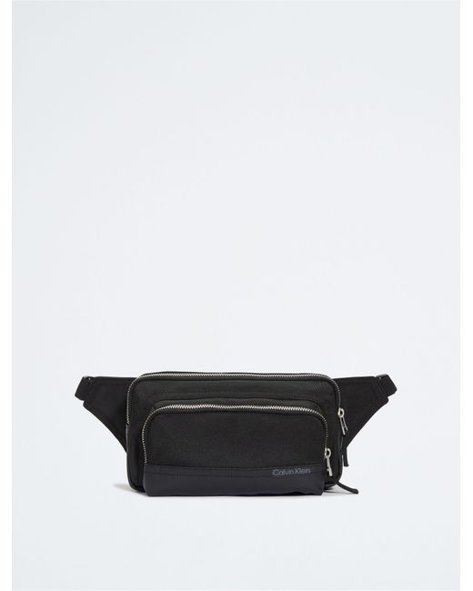 Calvin Klein White Utility Belt Bag for men