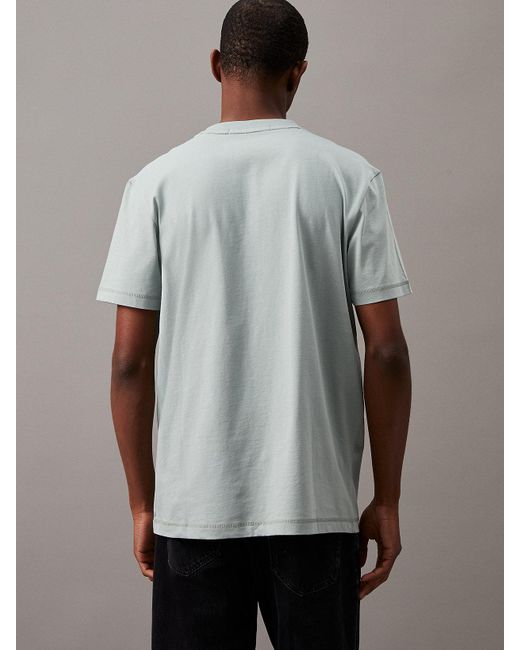 Calvin Klein Gray Monogram T-shirt for men