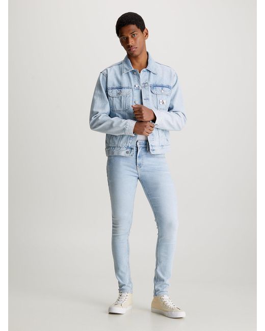Jean Skinny Calvin Klein pour homme en coloris Blue