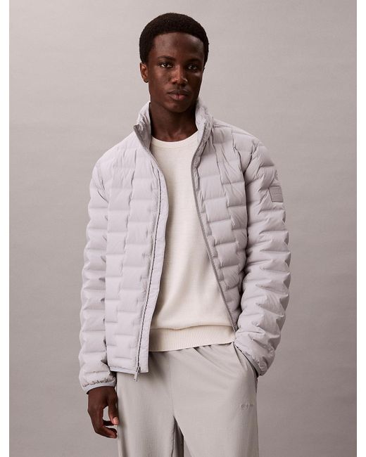 Calvin Klein Multicolor Lightweight Quilted Packable Puffer Jacket for men