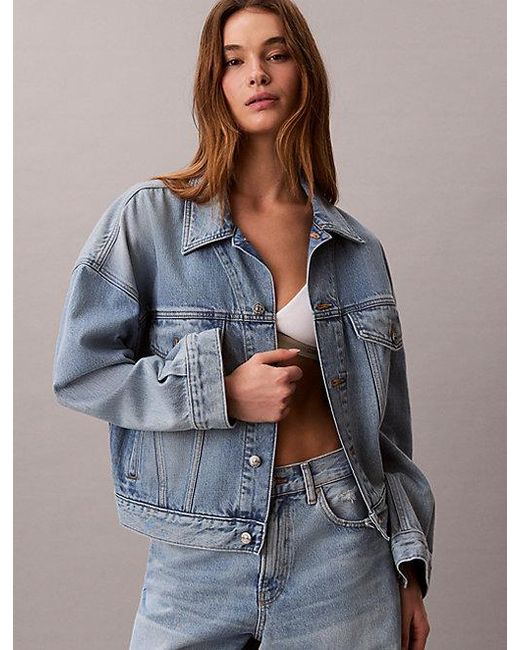 Calvin Klein Blue Jeans Relaxed Denim Jacket