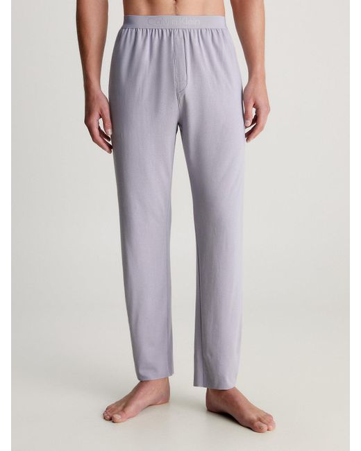 Calvin Klein Gray Pyjama Pants - Ck Black for men