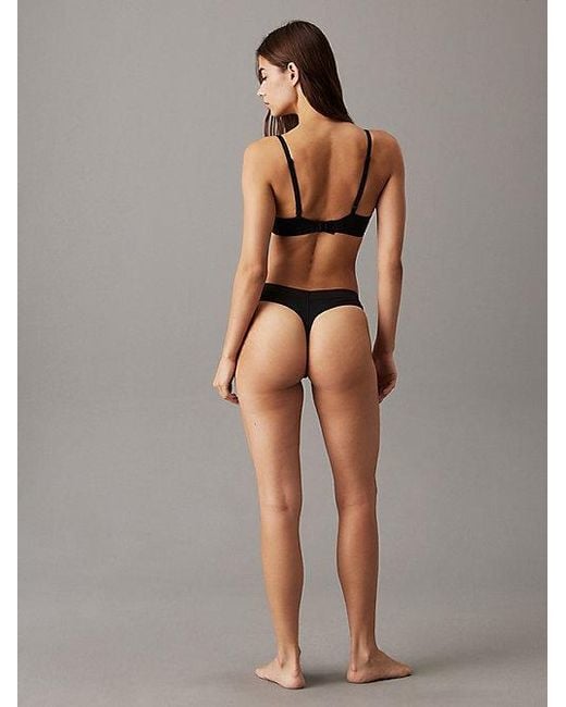 Calvin Klein Black Push-Up T-Shirt Bra