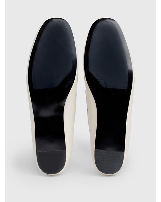 Calvin Klein Natural Leather Loafers