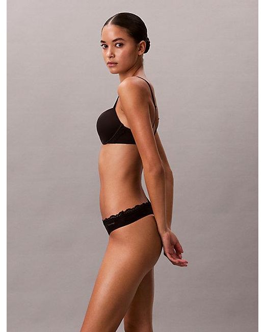Calvin Klein Black 3 Pack Thongs