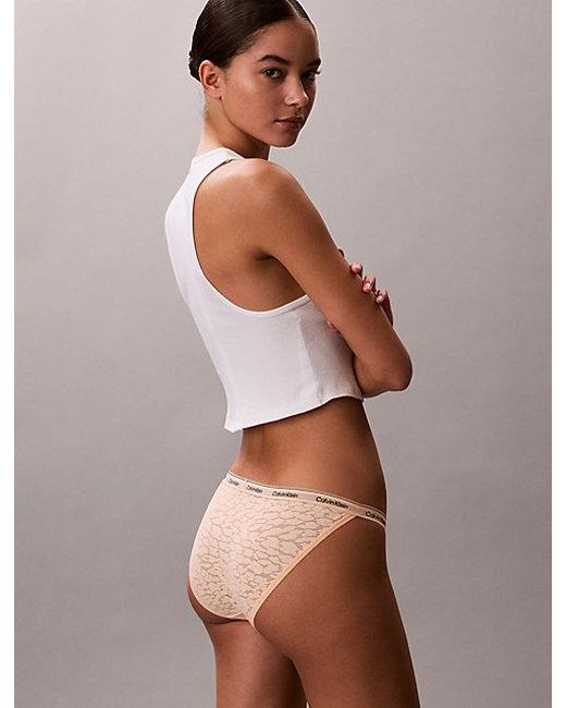 Calvin Klein Multicolor Bikini Briefs Icon Lace