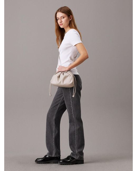 Calvin Klein Gray Crossbody Bag
