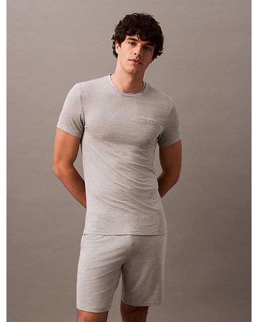 Calvin Klein Pyjamashort in het Brown voor heren