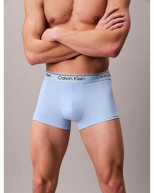 Calvin Klein 3-Pack Heupboxers in het Blue voor heren