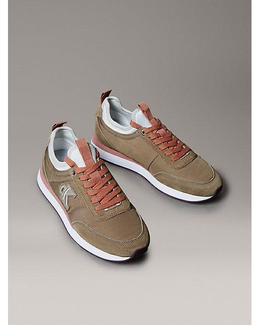 Calvin Klein Signature Hardloopschoenen Met Logo in het Gray