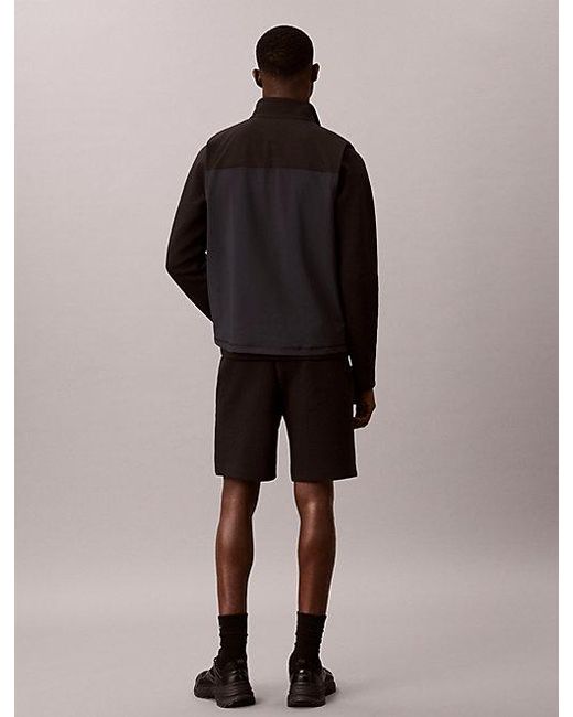 Calvin Klein Blue Sport Performance Double Knit Gym Shorts for men