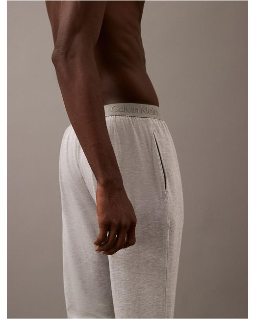 Calvin Klein Brown Ultra Soft Modal Sleep Joggers for men