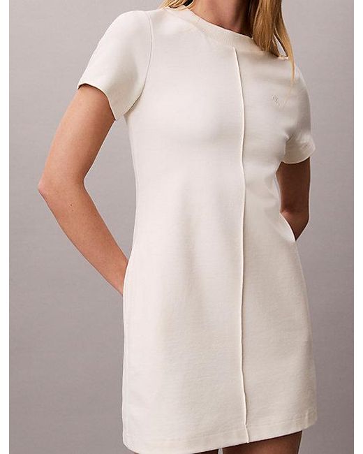 Calvin Klein Natural Jeans Milano Jersey Mini Dress