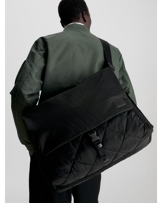 Sac en bandoulière oversize Calvin Klein pour homme en coloris Black