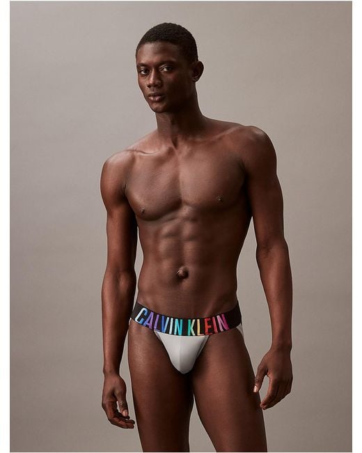 Calvin Klein Brown Intense Power Pride Jock Strap for men