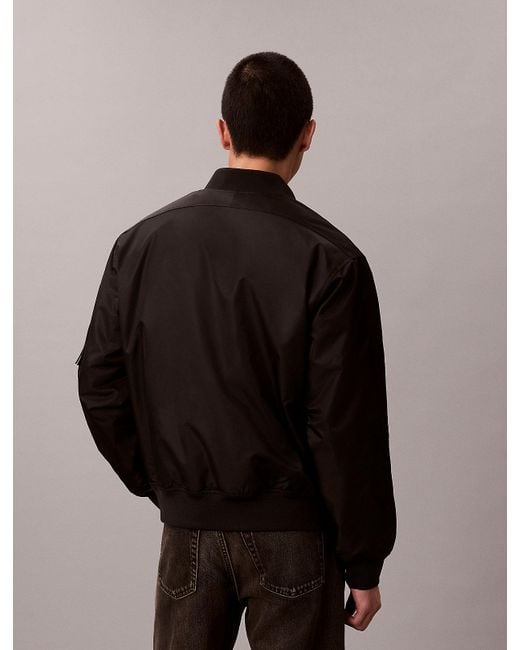 Bomber En Nylon Calvin Klein pour homme en coloris Black