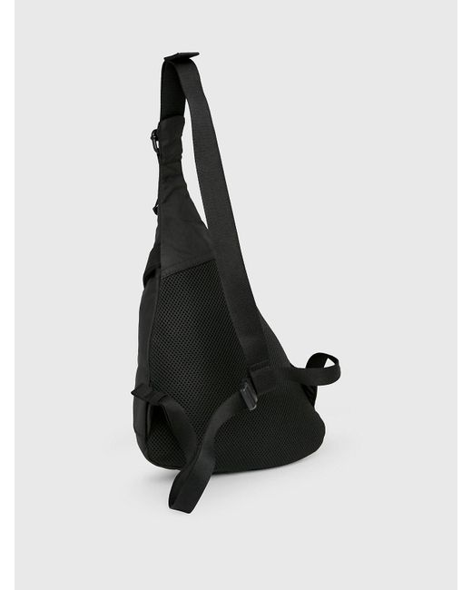 Calvin Klein Black Ripstop Crossbody Sling Bag for men
