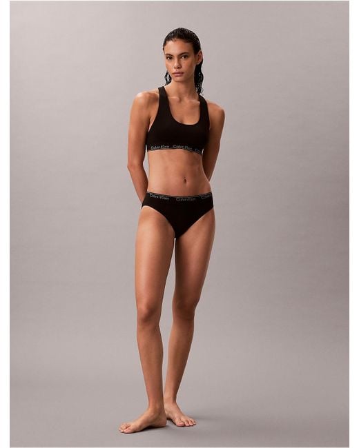 Calvin Klein Black Icon Seamless Unlined Bralette