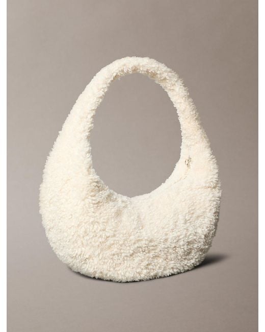 Borsa A Tracolla Grande Sherpa di Calvin Klein in Natural