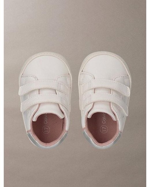 Calvin Klein Natural Jeans Baby Signature Velcro Trainers
