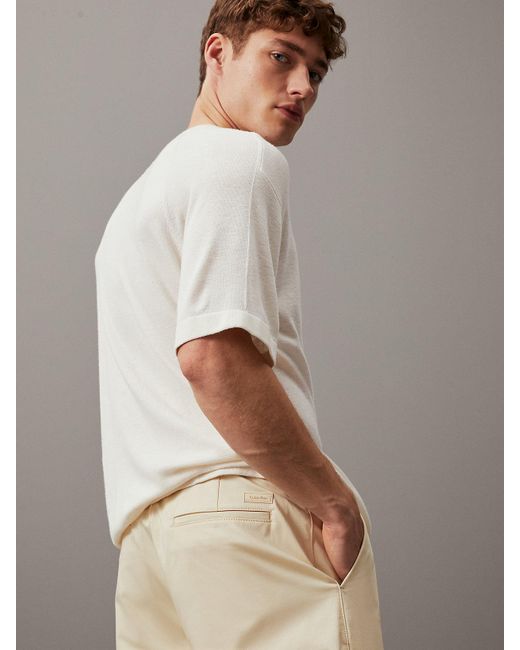 Calvin Klein Natural Stretch Satin Shorts for men