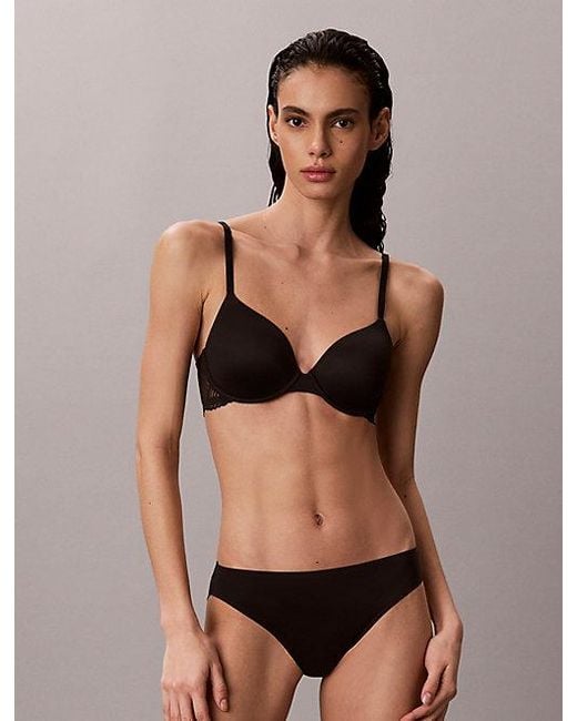 Calvin Klein Brown Bikini Briefs Perfectly Fit Lace