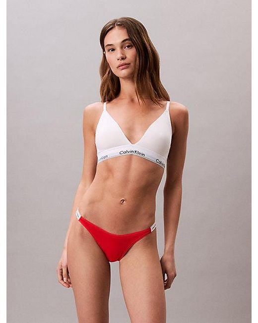 Calvin Klein Multicolor Dipped String Thong Icon Logo