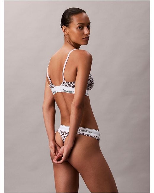 Calvin Klein Multicolor Thong Icon Cotton Modal