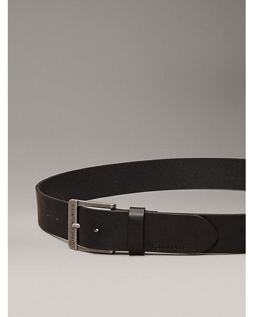 Calvin Klein Black Jeans Leather Belt for men
