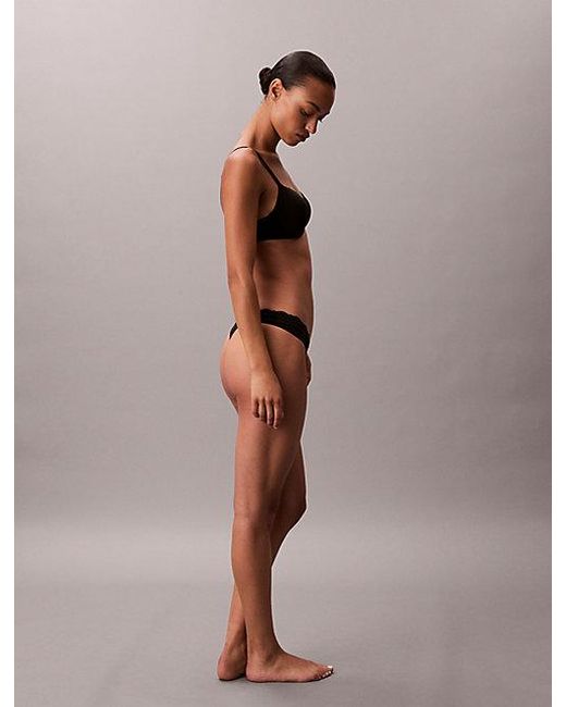 Calvin Klein String in het Black