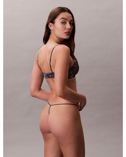 Calvin Klein Brown String Thong