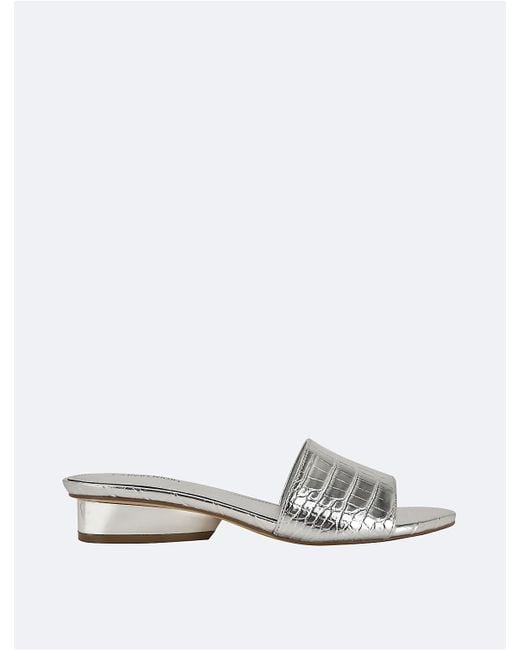 Calvin Klein White Kimmie Sandal