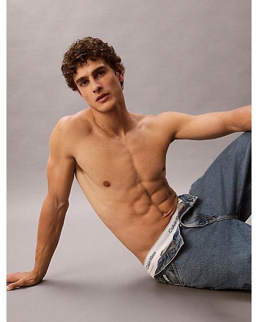 Calvin Klein White 3 Pack Boxer Briefs for men
